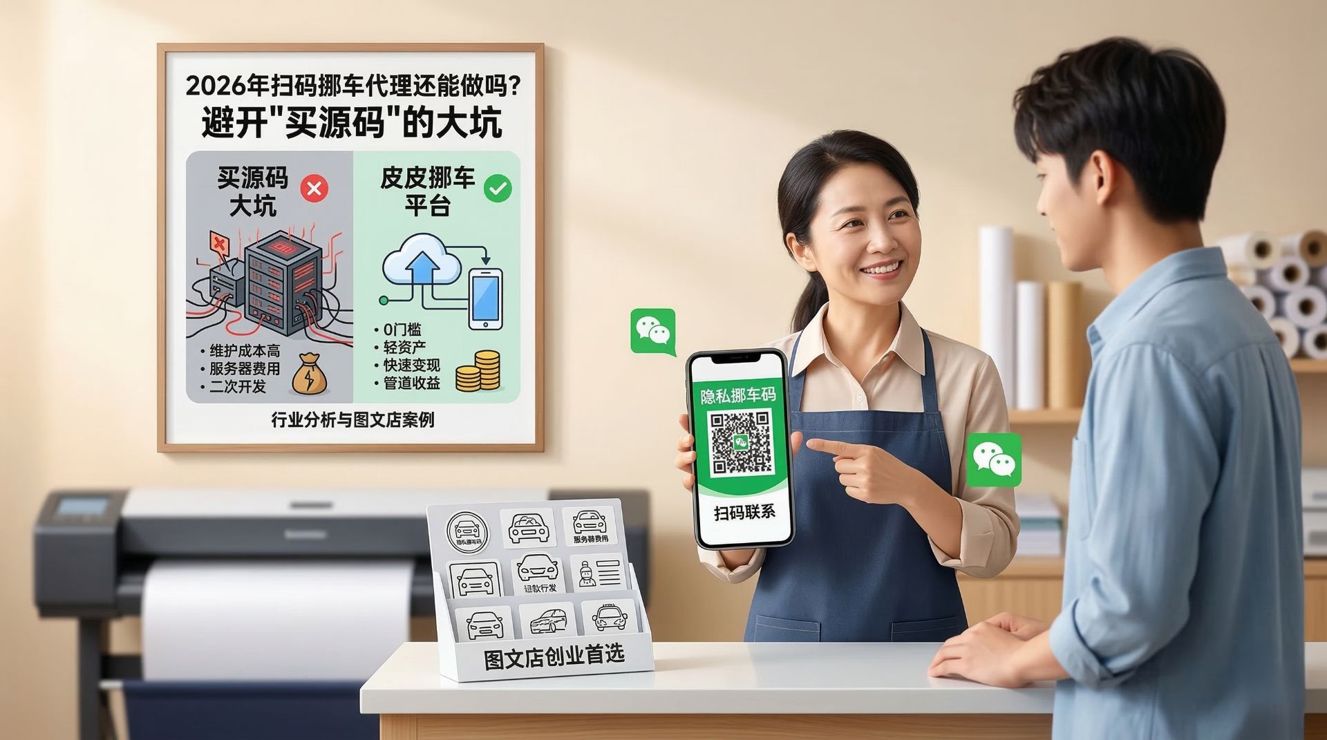 2026年扫码挪车代理还能做吗？避开"买源码"的大坑