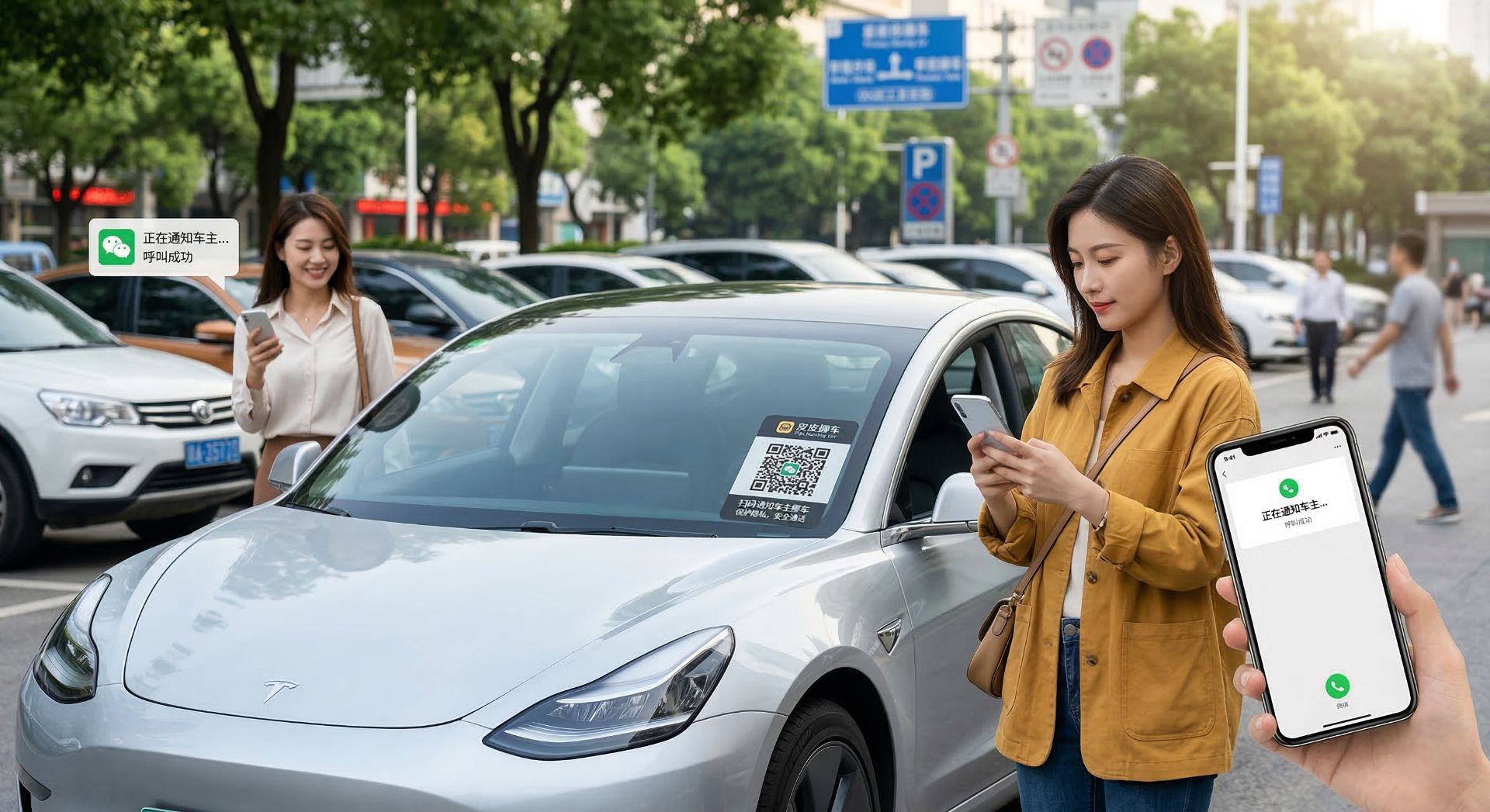 微信扫一扫通知车主怎么弄？4分钟免费申请专属微信挪车码