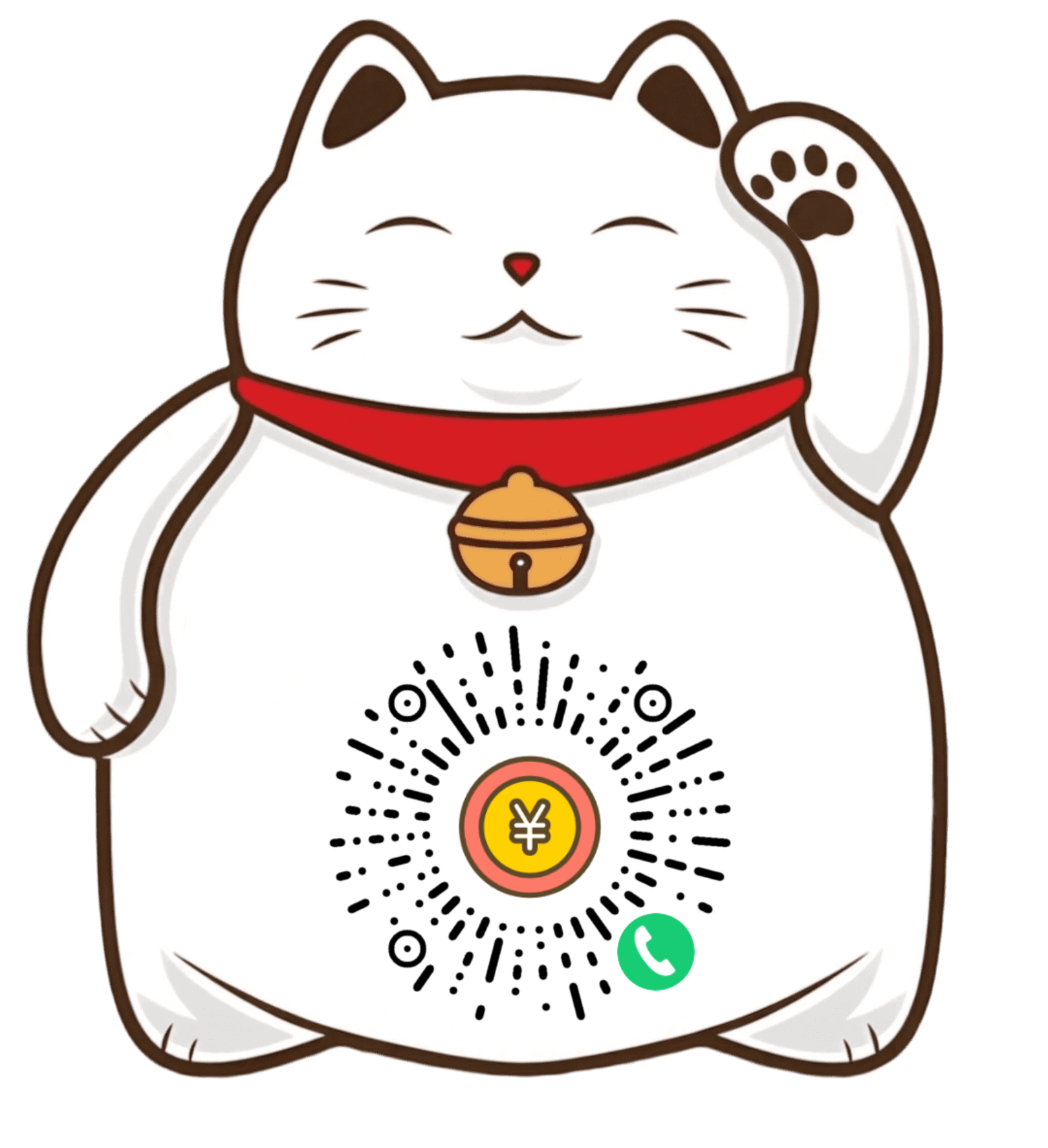 招财猫挪车码效果图