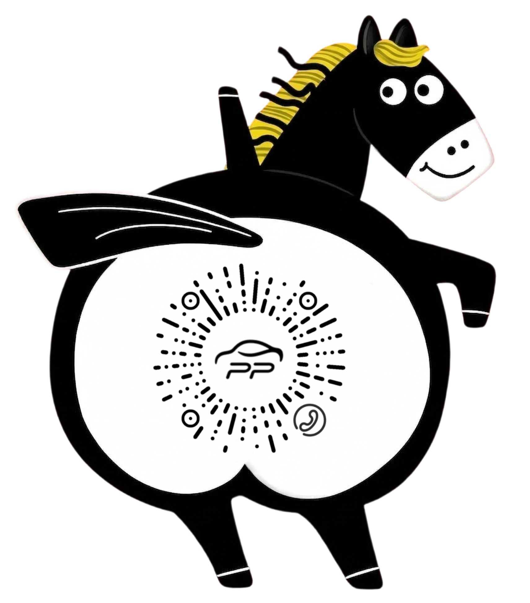 黑马挪车码效果图