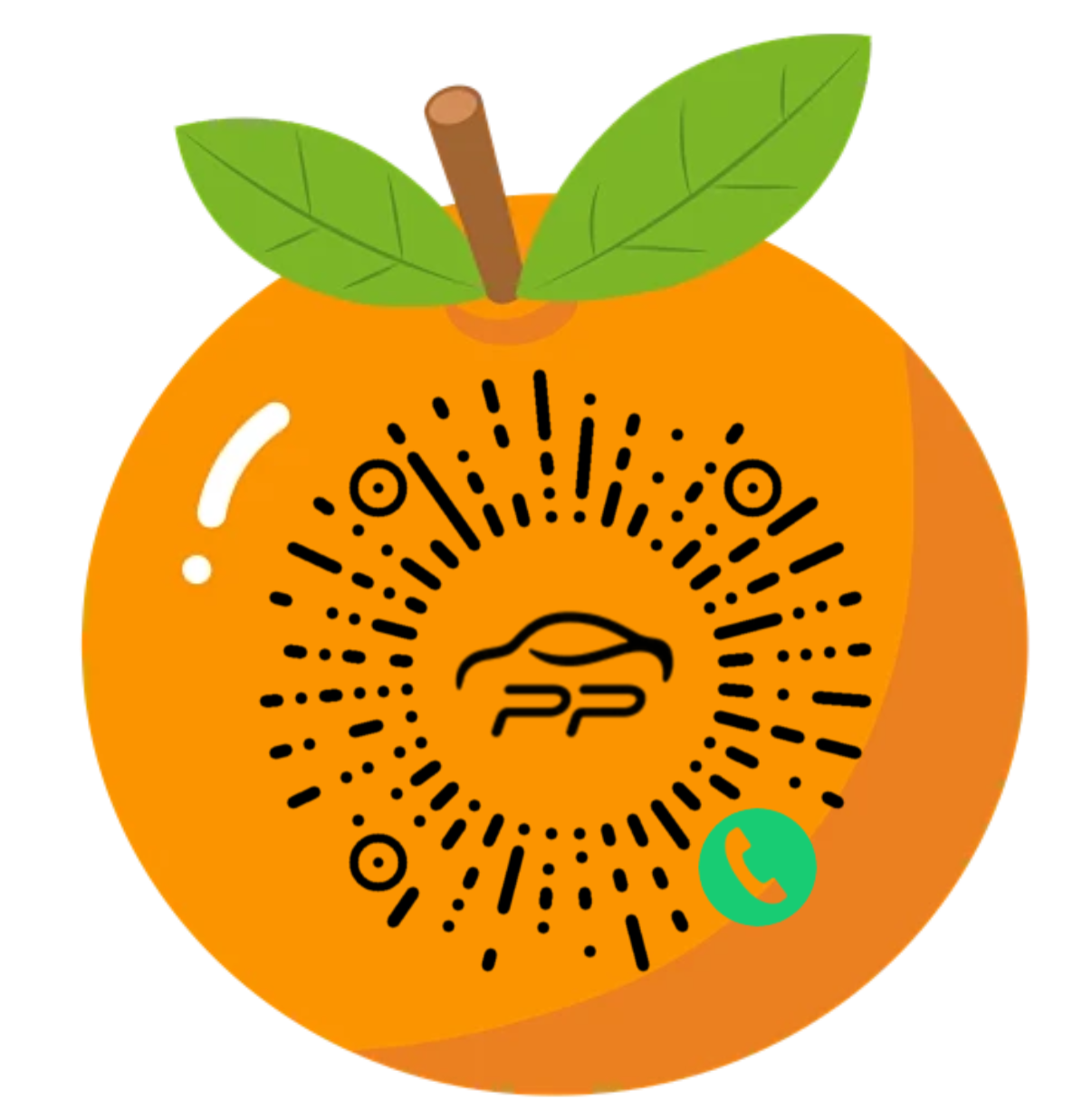 柿子挪车码预览