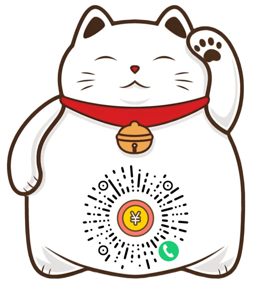 招财猫挪车码效果图